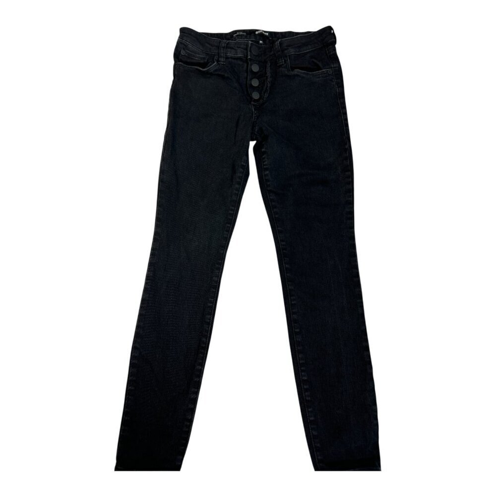 STS Blue Women’s Alice Ankle Skinny‎ Black Jeans Size 27 Cotton Button Fly